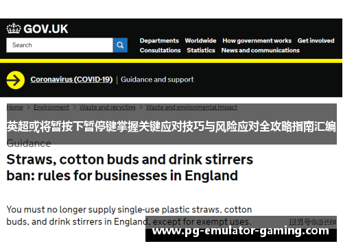 英超或将暂按下暂停键掌握关键应对技巧与风险应对全攻略指南汇编 英超或将暂按下暂停键掌握关键应对技巧与风险应对全攻略指南汇编