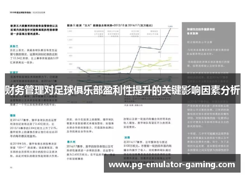 财务管理对足球俱乐部盈利性提升的关键影响因素分析 财务管理对足球俱乐部盈利性提升的关键影响因素分析